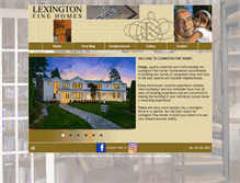 Tablet Screenshot of lexingtonfinehomes.com